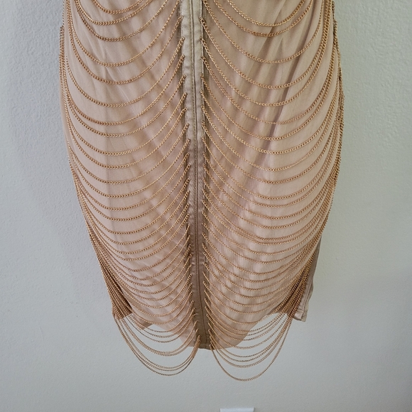 NWT: Fashion Nova "Nothin Better Than Me" Chain Dress / Size Medium - Picture 6 of 9
